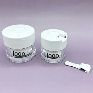 Tarro de Crema PS de Doble Capa de Lujo al por Mayor de 15g, 30g, 50g con Cuchara, Botella de Plástico para Envase de Loción y Mascarilla Facial - Product Image 5