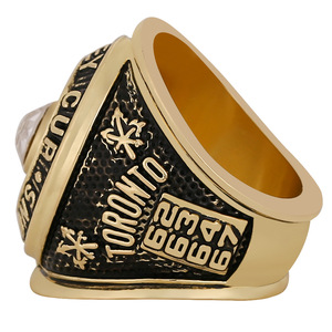 Bague de championnat des Maple Leafs de Toronto de 1967, bijou de mode artisanal exquis, esthétique rétro, <span class=keywords><strong>moment</strong></span> commémoratif de la victoire - Product Image 3