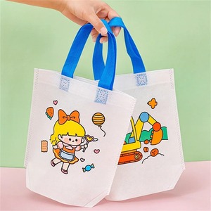Bolsas de Regalo para Colorear con Marcadores, Bolsas de Regalo para Fiestas Infantiles, Bolsa de Almacenamiento de Juguetes, Bolsas de Compras de Tela Ecológica No Tejida - Product Image 5