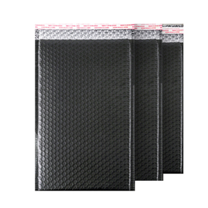 Bán buôn <span class=keywords><strong>2</strong></span> mil độ dày compostable bong bóng bưu phẩm độn phong bì cho giao thông Đen poly Matte bong bóng bao bì - Product Image 2