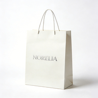 Sacs de shopping en papier kraft de luxe avec logo personnalisé imprimé et fermeture magnétique pour cadeaux de fête, emballage de magasin de détail, utilisation pour les bougies
