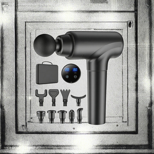 Pistola de Masaje Eléctrica de 10 Cabezales y 25W, Inalámbrica con Control Remoto, Masajeador Muscular Recargable, Alivio para Cuello, Manos y Cervicales - Product Image 2