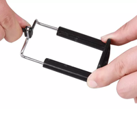 Support de téléphone portable multifonctionnel : clip pour caméra, support monopode, adaptateur de trépied