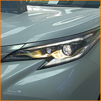 Phare avant à LED matricielle double faisceau direct avec lentille de projecteur DRL Plug & Play pour Toyota Granvia 2021-2026 – Amélioration du phare