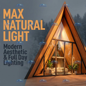 Case Modulari in Legno Stile Boutique Dayang, Basso Costo, Consegna Mondiale, Kit Bungalow Triangolare per Camper e Hotel - Product Image 5