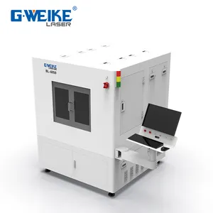 Gweike เลเซอร์100วัตต์ใยแก้วเครื่องตัดเลเซอร์สำหรับ600*500มิลลิเมตรขนาดการทำงาน
