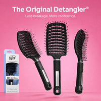 Brosse carrée professionnelle Taolu à poignée antidérapante pour salon, séchage rapide, poils en nylon, étanche, massage du cuir chevelu, séchage rapide, en plastique de haute qualité