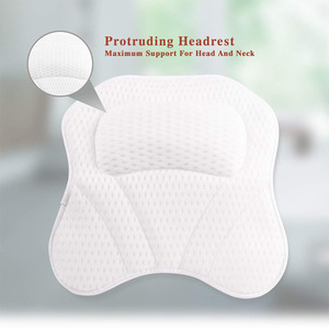 Oreiller de bain moderne 4D Air Mesh pour spa, bain à remous, ventouses, accessoire de <span class=keywords><strong>baignoire</strong></span> imperméable et confortable - Product Image 5