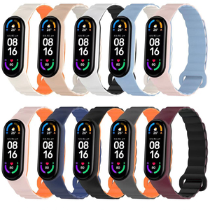 Correa Deportiva Ajustable para Reloj, Brazalete de Silicona Magnética para <span class=keywords><strong>Xiaomi</strong></span> <span class=keywords><strong>Smart</strong></span> <span class=keywords><strong>Band</strong></span> 10, <span class=keywords><strong>Band</strong></span> 9, 8, 7, 6, <span class=keywords><strong>5</strong></span> - Product Image 5