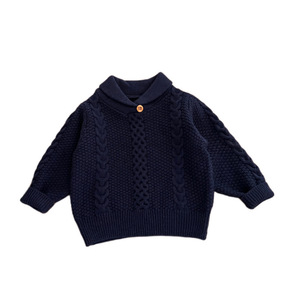 <span class=keywords><strong>Pull</strong></span> pour bébé début de printemps 2026, ensemble printemps-automne, style Old Money pour garçon, tricot doux en acrylique, polyvalent et décontracté - Product Image 5