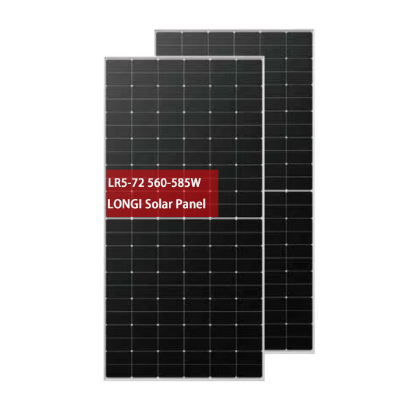 Longi Solar Transparent Organic Hi-MOX6LR5 72HTD 560-585W Bifacial Mono PERC High Power Module 22.6% Efficiency Solar Panel