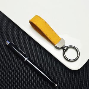 Leather Car Keychain for Car Brands Handmade Premium Metal <b>Key</b> <b>Ring</b> Accessories With Logo Present for Man and Woman - Product Image 3