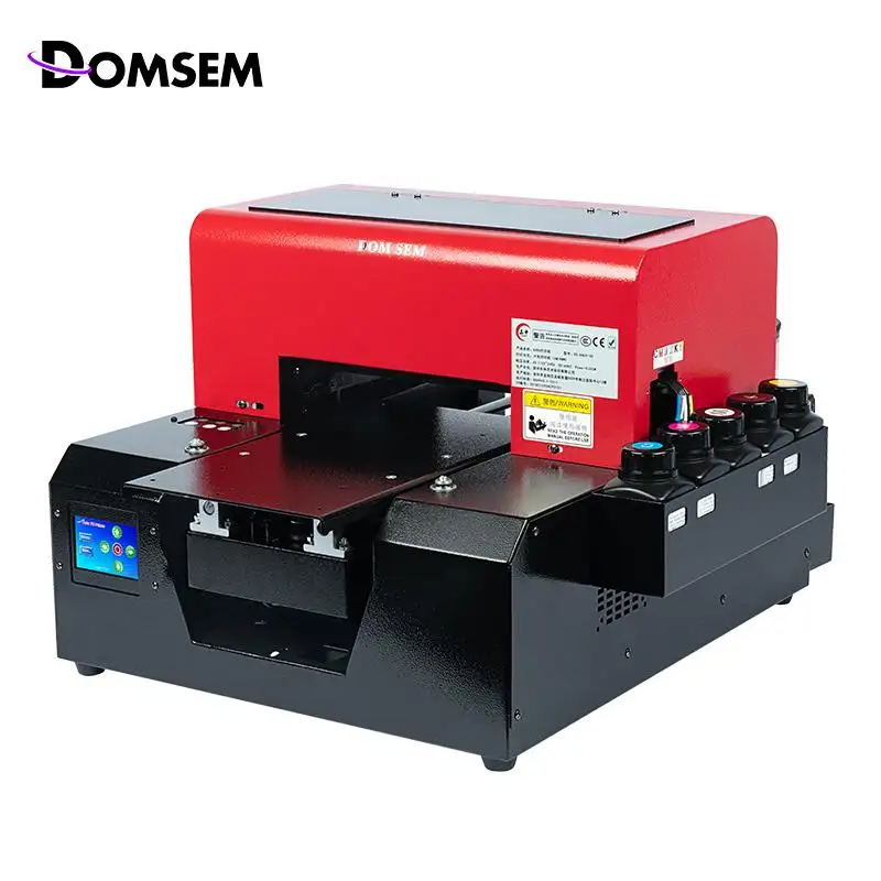 TOP recommend multifunctional flatbed LED A4 UV printer for pvc card ,pen and 3D metal