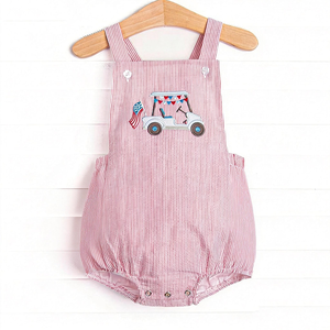 Baby Girl Dresses 4th of July Clothes for Girls Seersucker Custom logo Matching <strong>Family</strong> <strong>Outfits</strong> Kids Boys Clothing Sets - Product Image 6