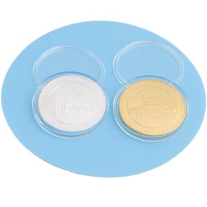 Medalla Universitaria Personalizada de Oro y Plata, Moneda Conmemorativa para Promover el Espíritu Escolar, Metal con Impresión y Corte a Troquel, Fundida en Caja de Regalo - Product Image 3