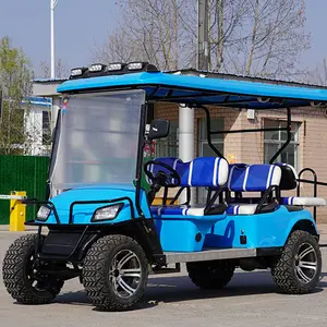 Rainbow Factory Carro de golf con pilas 6 plazas Fast Single Electric 4 Wheel Mini Golf Car para la venta