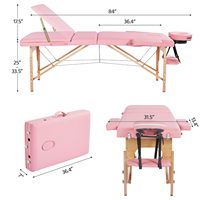 Lit de massage hydro-thaï professionnel 2025, portable, mobilier de salon de beauté, spa, table de massage pour le drainage lymphatique
