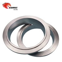 Collier de serrage rapide V-Band 1,75'' en acier inoxydable, raccord mâle-femelle pour tuyau turbo