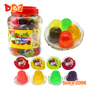 Dulces al por mayor etiqueta privada personalizada Halal surtido de frutas jalea tarros redondos pudín a granel Mini taza fruta jalea OEM/ODM - Product Image 6