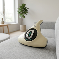 Aspirateur à main anti-acariens pour tissus, avec réservoir de poussière amovible et lavable de 0,2 L
