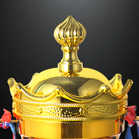 60cm Large Europe Crown Top Cap Trophy Award Fabricant Logo personnalisé et Design Swimming Racing Sport Trophy Awards