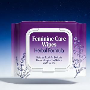 Lingettes intimes féminines Freshness, écologiques, au pH équilibré, pour usage quotidien, testées par des gynécologues, apaisantes à l'aloe vera, format voyage - Product Image 1