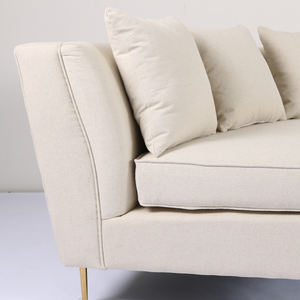 Penjualan laris <span class=keywords><strong>Sofa</strong></span> bagian Modular kain gulung beludru lengkung Modern mewah baja tahan karat untuk Hotel pesta pernikahan - Product Image 6