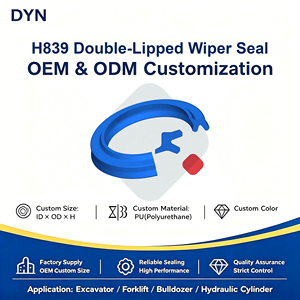 DYN Hythane 181 PU Rod Dust Wiper Hallite H839 Anillo de Sellado Anticontaminación para Todos los Cilindros Hidráulicos de Uso Pesado - Product Image 1