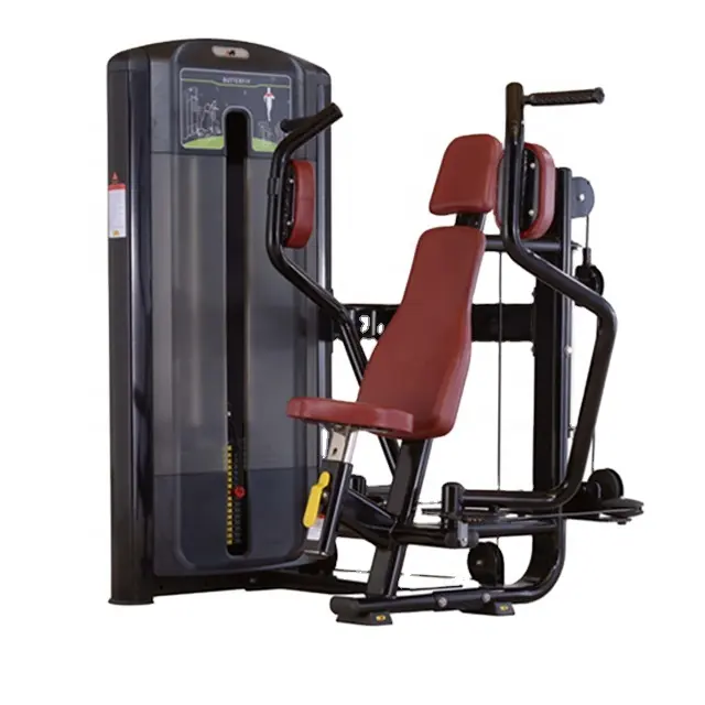 Best Gym Free Dezhou Commercial Gym Equipment Chest Press Exercise Machine attrezzature per il Fitness Butterflying Chest Press Machine