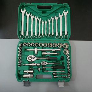 61pcs Chrome Finished Socket <strong>Wrench</strong> <strong>Set</strong> Ratchet Spanner <strong>Sets</strong> Mechanic Tools Kit Ratcheting <strong>Wrench</strong> <strong>Combination</strong> <strong>Set</strong> - Product Image 5