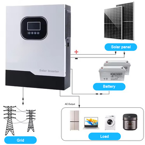 ระบบไฮบริดโซลาร์ 6.2 กิโลวัตต์ MPPT 230 โวลต์ คลื่นไซน์บริสุทธิ์ 220 โวลต์ - Product Image 5