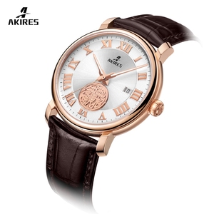 AKIRES di alta qualità Business 5BAR vetro zaffiro impermeabile 316L in acciaio inox automatico orologi meccanici per gli uomini - Product Image 3