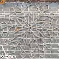 Decoración navideña Hada LED 2D Copo de nieve motivo luz para decoración de vacaciones iluminación