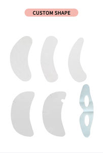 แผ่นรองตาซิลิโคนสีเขียวสีชมพูสีขาวแผ่นปิดตาสำหรับการต่อขนตา - Product Image 6