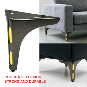 Pieds de canapé en métal de conception européenne robuste HUAWEI, pieds de meubles triangulaires, pieds de meuble pour canapé - Product Image 1