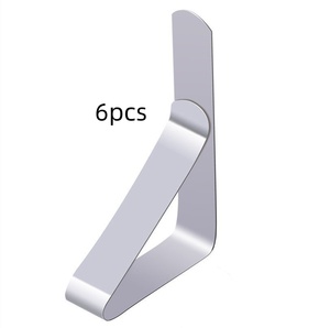 Clip di morsetti per tovaglia <span class=keywords><strong>da</strong></span> Picnic in acciaio inossidabile robusto <span class=keywords><strong>da</strong></span> 6 pezzi - Product Image 1