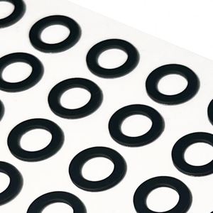 Joint d'étanchéité en silicone noir personnalisé pour l'étanchéité électronique automobile, résistant à l'eau et aux hautes températures - Product Image 1