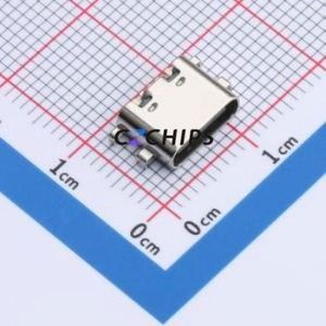 HYCW443-USBC06-680B USB Connector SMD Connector ( Connector Type: Type-C )( Gender: Female )( Mounting Type: Sink Board ) - Product Image 1
