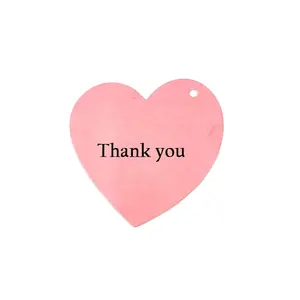 Custom thank you card luxury greeting card pink thank you card for small business