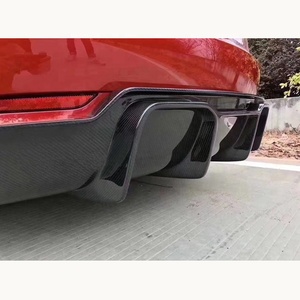 V-style Carbon Fiber Rear <strong>Diffuser</strong> for tesla <strong>Model</strong> <strong>3</strong> 2014+ - Product Image 5