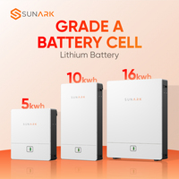 Batería de Litio para Almacenamiento de Energía Sunark de 15Kwh, 51.2V, 5Kwh, 10Kwh, 16Kwh, Batería Solar de Litio con 10 Años de Vida Útil