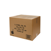 Boîtes en carton ondulé en gros, carton kraft brun, boîte d'expédition RSC, boîte de colisage pour e-commerce, taille personnalisée, haute résistance