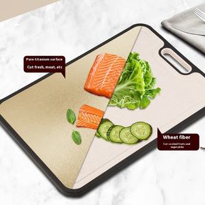 Planche <span class=keywords><strong>à</strong></span> <span class=keywords><strong>d</strong></span>écouper jetable en titane pur double face, antibactérienne, écologique, anti-moisissure, pour cuisine, <span class=keywords><strong>à</strong></span> coller, usage domestique - Product Image 1