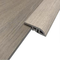 Réducteur de planche d'escalier en PVC, moulage en T, accessoires de plancher en PVC