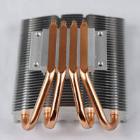Radiateur en profilé d'aluminium 1100, vente chaude, 6 pièces, dissipateur thermique pour ordinateur, dissipateur thermique pour processeur de serveur
