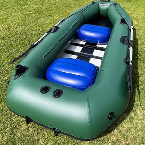 Bote Inflable de Pesca de 8.5 Pies, Piso de Listones Plegable, Bote de Surf y Kayak de Carreras para 3 Personas, para Deportes Acuáticos al Aire Libre en el Mar - Product Image 3