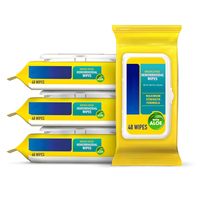 Lingettes biodégradables à base de plantes pour hémorroïdes avec hamamélis et aloe vera, lingettes nettoyantes douces et jetables pour le nettoyage des fesses des adultes