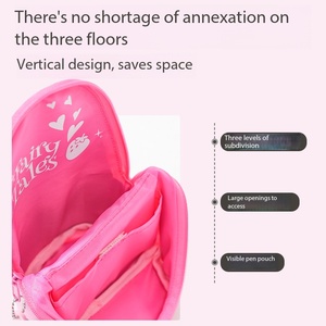 Astuccio Creativo di Nuovo Stile in Tessuto Oxford di Grande Capacità con Chiusura a Cerniera per Ragazzi e Ragazze, <span class=keywords><strong>Cancelleria</strong></span> di Alta Qualità per Scuole e Uffici - Product Image 5