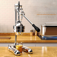 Topverkoper Keukenaccessoires Food Fruit Extractor Citrus Sinaasappelpers Roestvrijstalen Multifunctionele Handmatige Juicer Machine