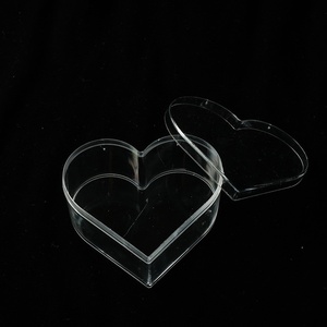 Boîte de rangement de bureau pour cosmétiques Bijoux en acrylique transparent en cristal <span class=keywords><strong>et</strong></span> boîte Ps en forme de cœur pour le <span class=keywords><strong>maquillage</strong></span> des soins de la peau <span class=keywords><strong>et</strong></span> le rangement des sacs en bois - Product Image 4